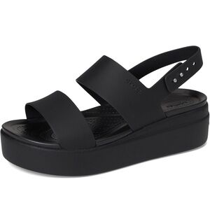 CROCS Women's Black Elevated Sandals